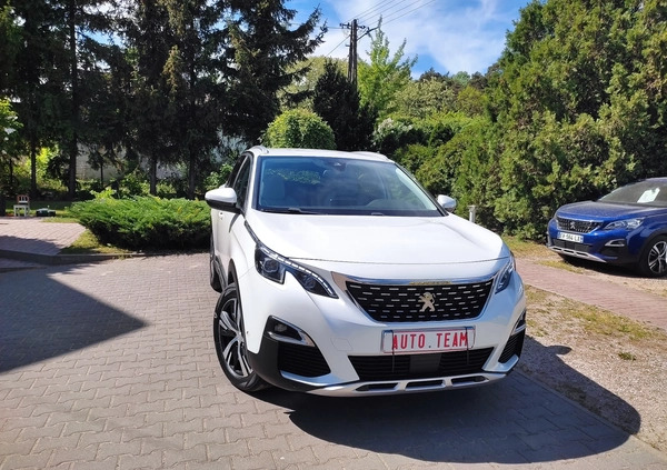 Peugeot 3008 cena 81900 przebieg: 186380, rok produkcji 2019 z Lipsko małe 497